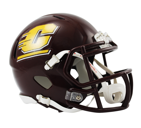 Official Central Michigan Riddell Speed Mini Helmet - Collectible NCAA Football Memorabilia - Perfect for Fans, Display, and Gifts