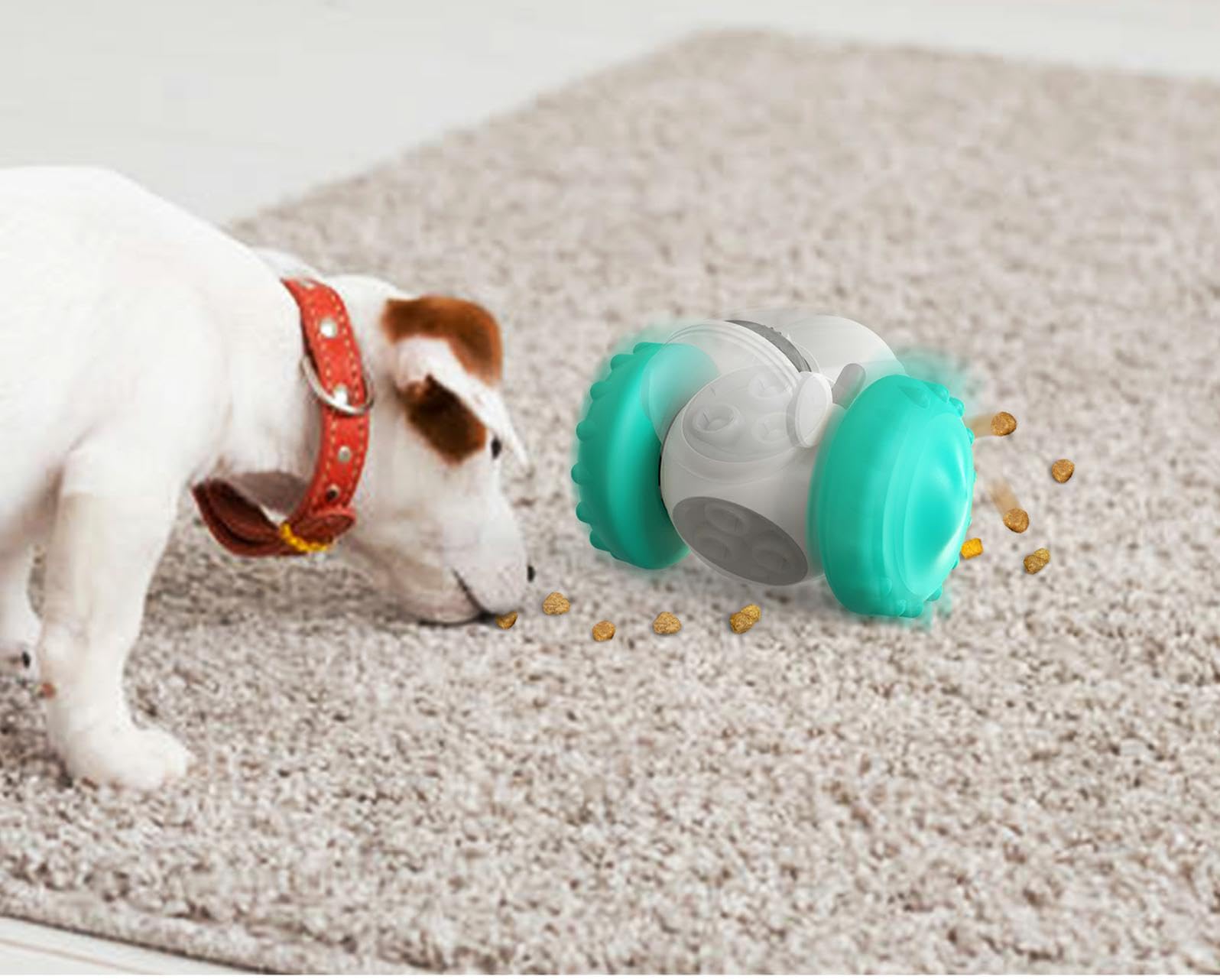 Interactive Dog Toy for Treat Dispensing - Blue, Durable Chew-Resistant Design for Small & Large Dogs - Perfect for Training, Boredom Relief & Mental Stimulation