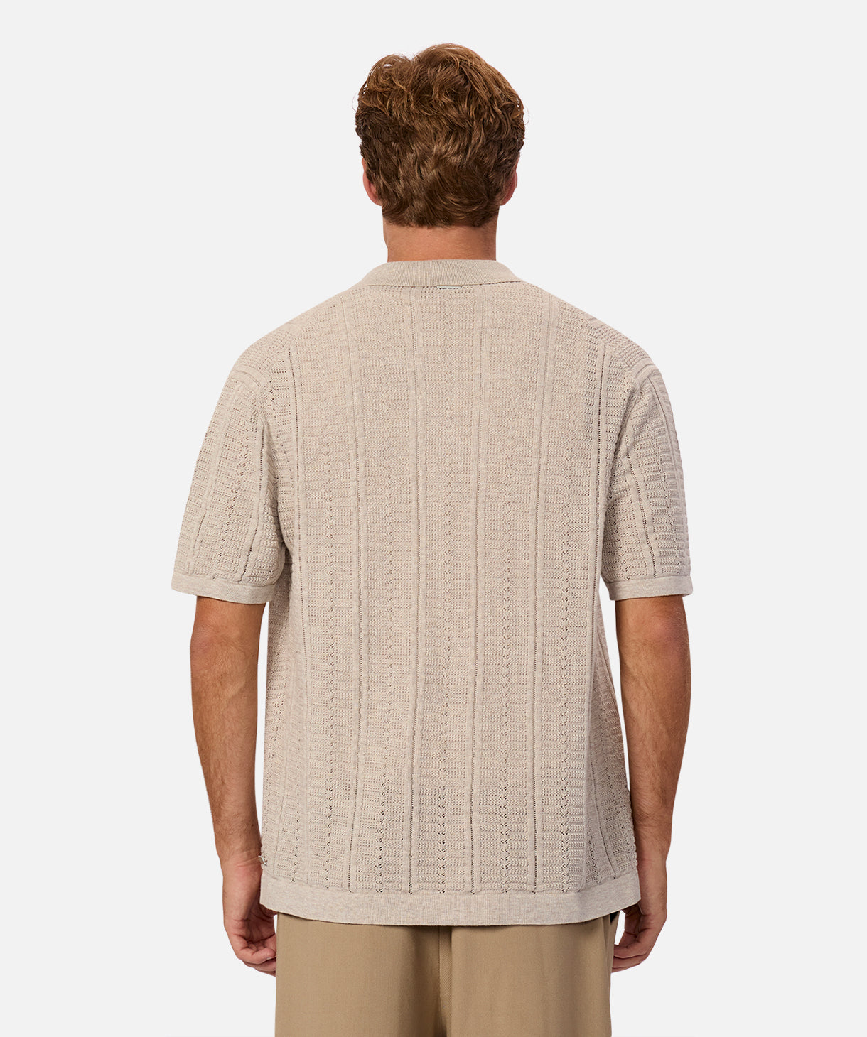 Montpellier Short Sleeve Shirt for Men - Beige Casual Button Up Shirt | Perfect for Summer Outfits, Beach Wear & Office Casual Style