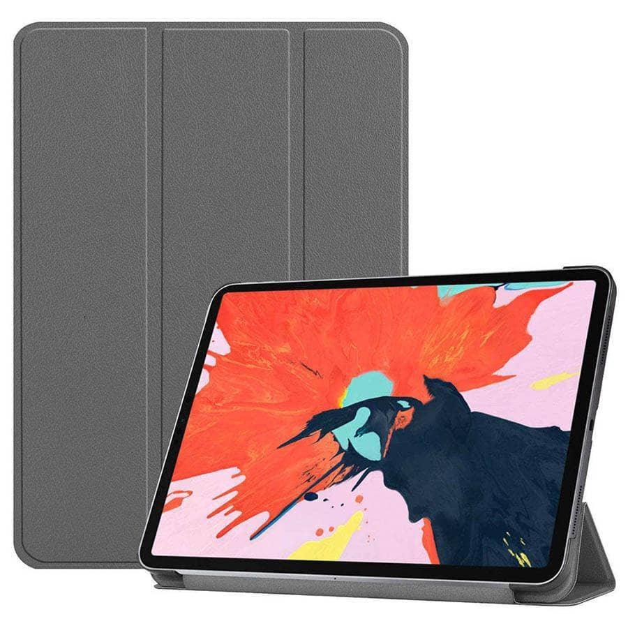 Premium Magnetic Leather Case for iPad Pro 12.9 (3rd Gen 2018) - Auto Sleep/Wake Cover with Flip Stand | Perfect for Work, Travel & Home Use