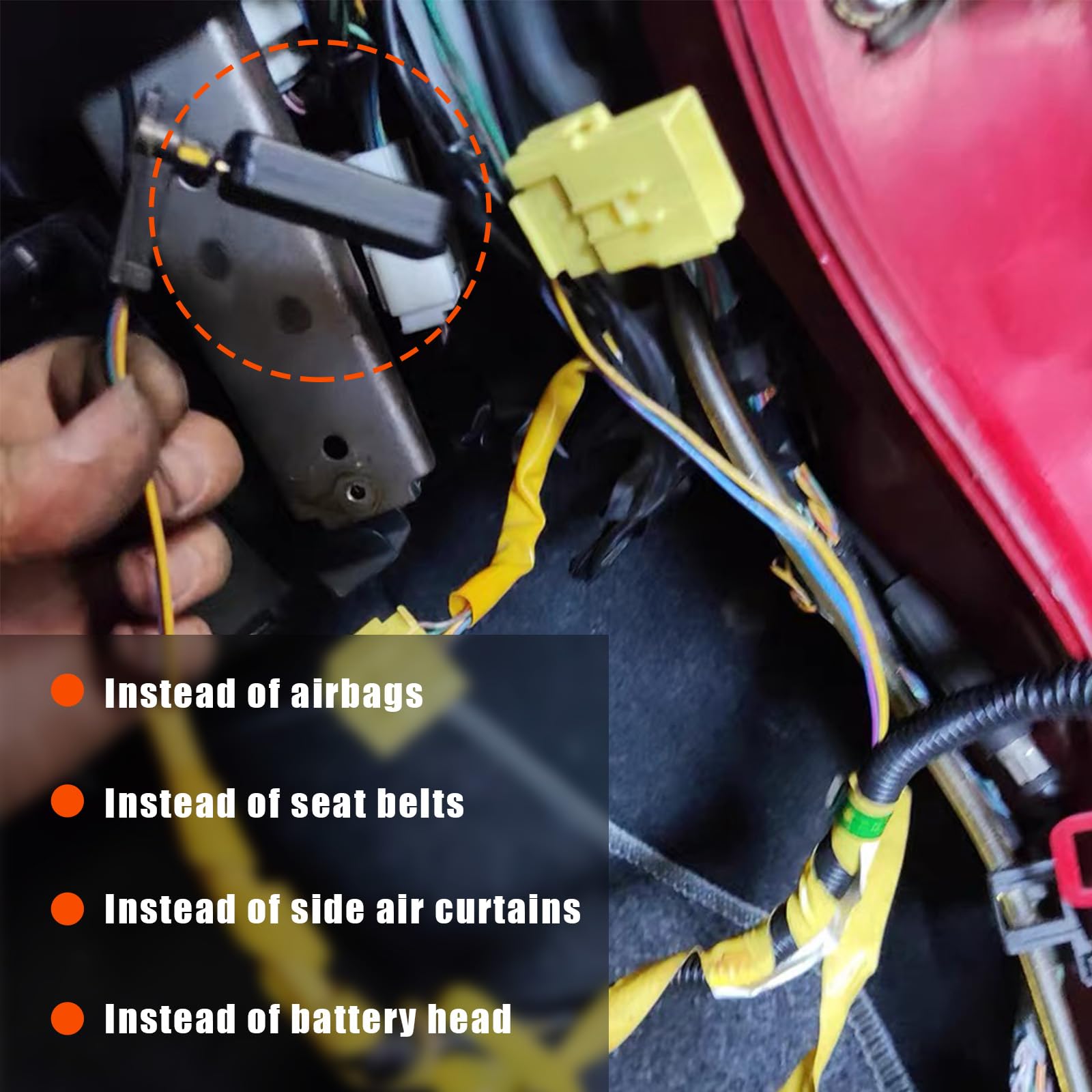 2 PCS Car SRS Airbag Simulator Tester - Universal Diagnostic Tool for Airbag Fault Finding & Repair | Auto Airbag Testing Instrument for Vehicle Safety Inspection | Perfect for Mechanics & DIY Car Enthusiasts