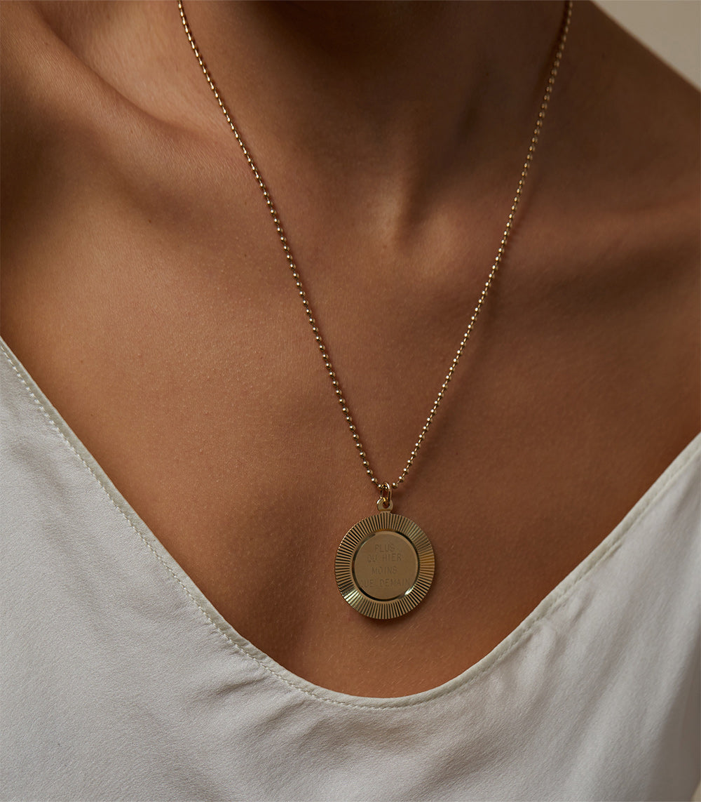 More Than Yesterday Less Than Tomorrow Charm - Inspirational Jewelry for Women, Motivational Gift for Her - Perfect for Daily Wear, Special Occasions & Self-Love Gifts