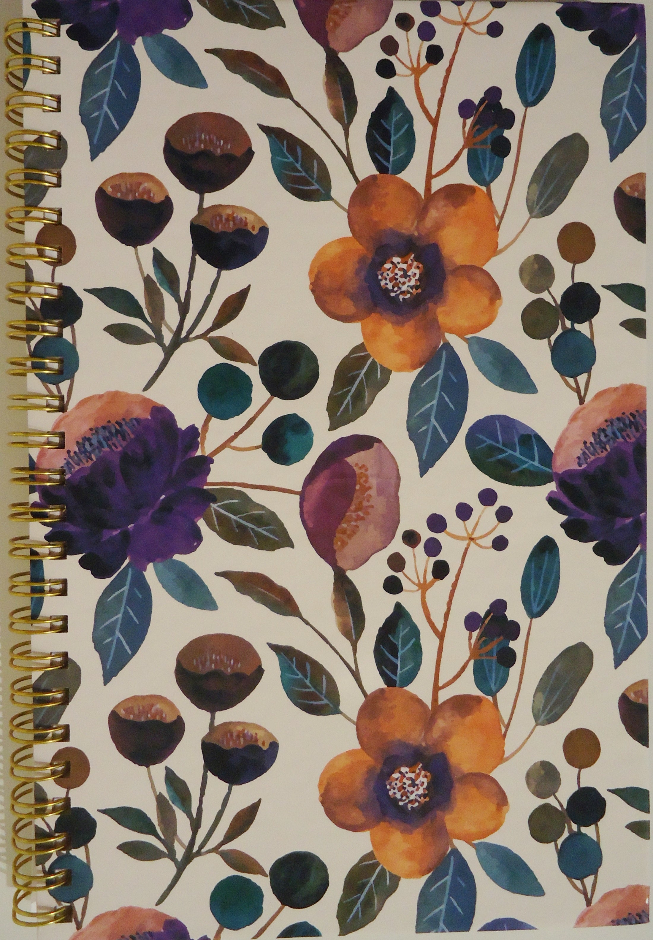 Premium Hardcover Journal with Autumn Watercolor Design - Perfect for Writing, Sketching & Gift Giving | Aesthetic Notebook for Artists, Writers & Students