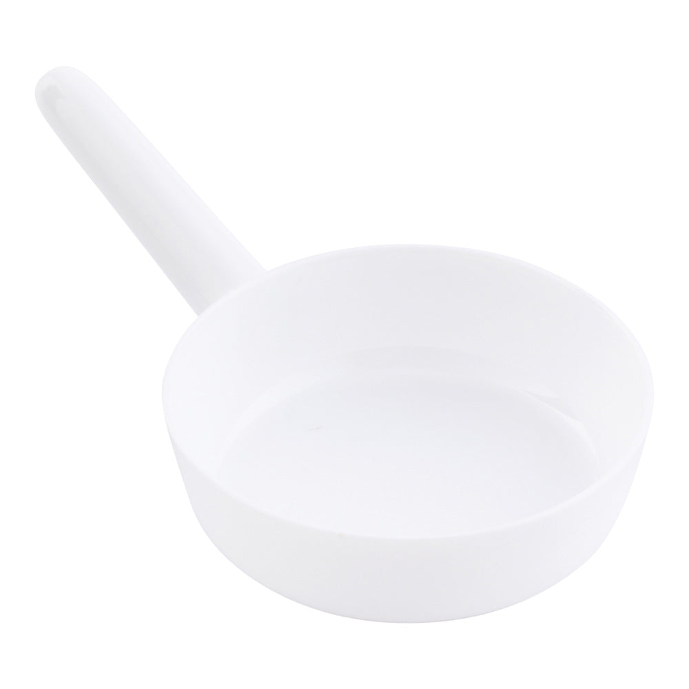 1 oz White Plastic Mini Sauce Pan - 3.25