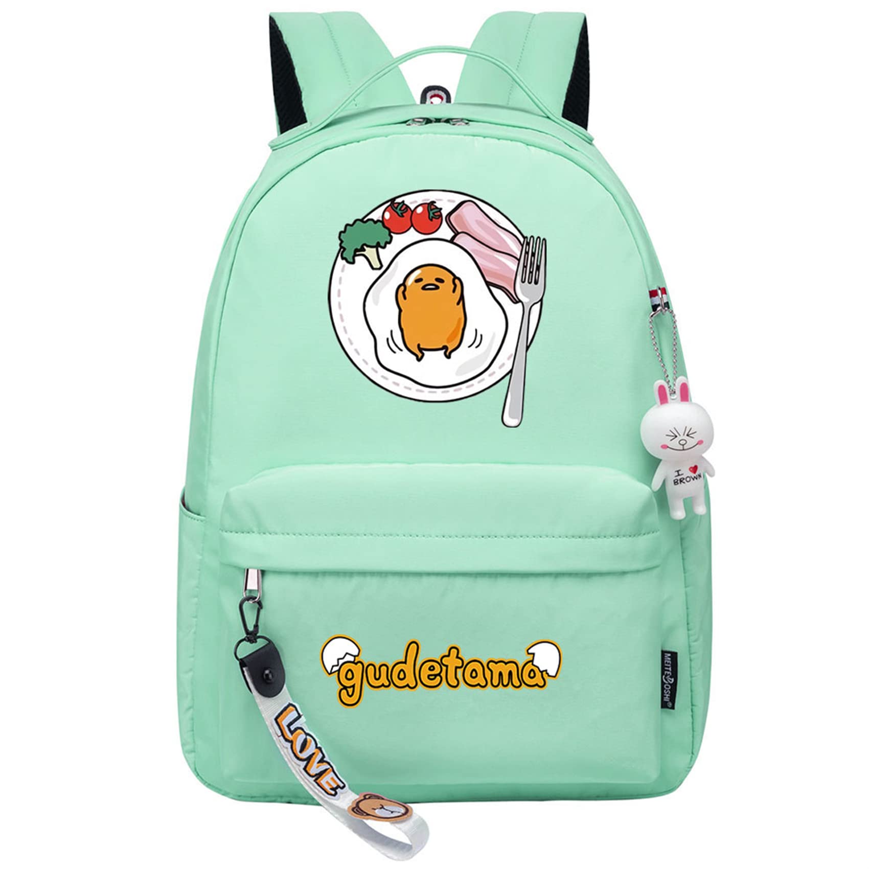 **Cute Gudetama Backpack for Kids - Lightweight School Backpack for Students, Travel & Daily Use - Durable Rucksack for Boys & Girls**