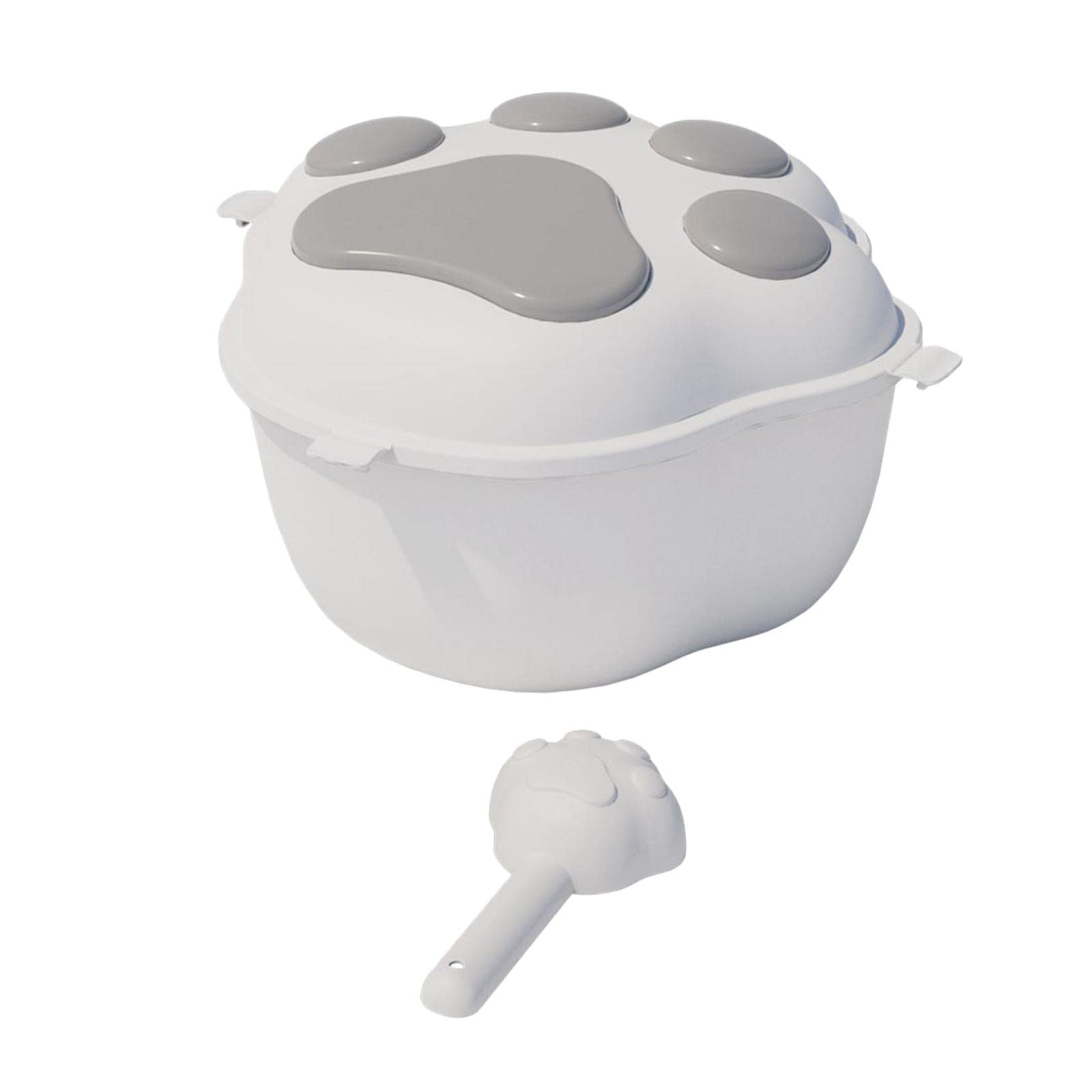 Enakshi Airtight Pet Food Storage Container with Lid - 10Lbs Dry Dog Food Dispenser for Grains, Rice & Kibble | BPA-Free Plastic | Pet Supplies & Dog Accessories | Perfect for Kitchen, Pantry & Travel Use