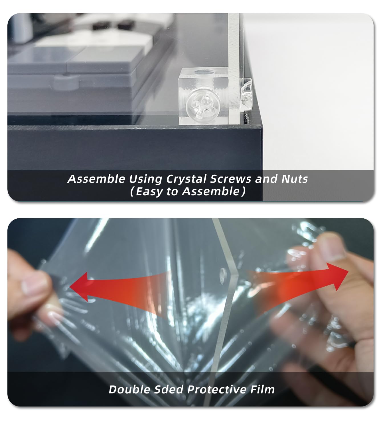 NOVDA Acrylic Display Case for LEGO Icons Bonsai Tree 10281 - Dust-Proof Showcase Box 25x25x25cm (Model Not Included) - Perfect for Home Decoration, Office Display & LEGO Collection Protection