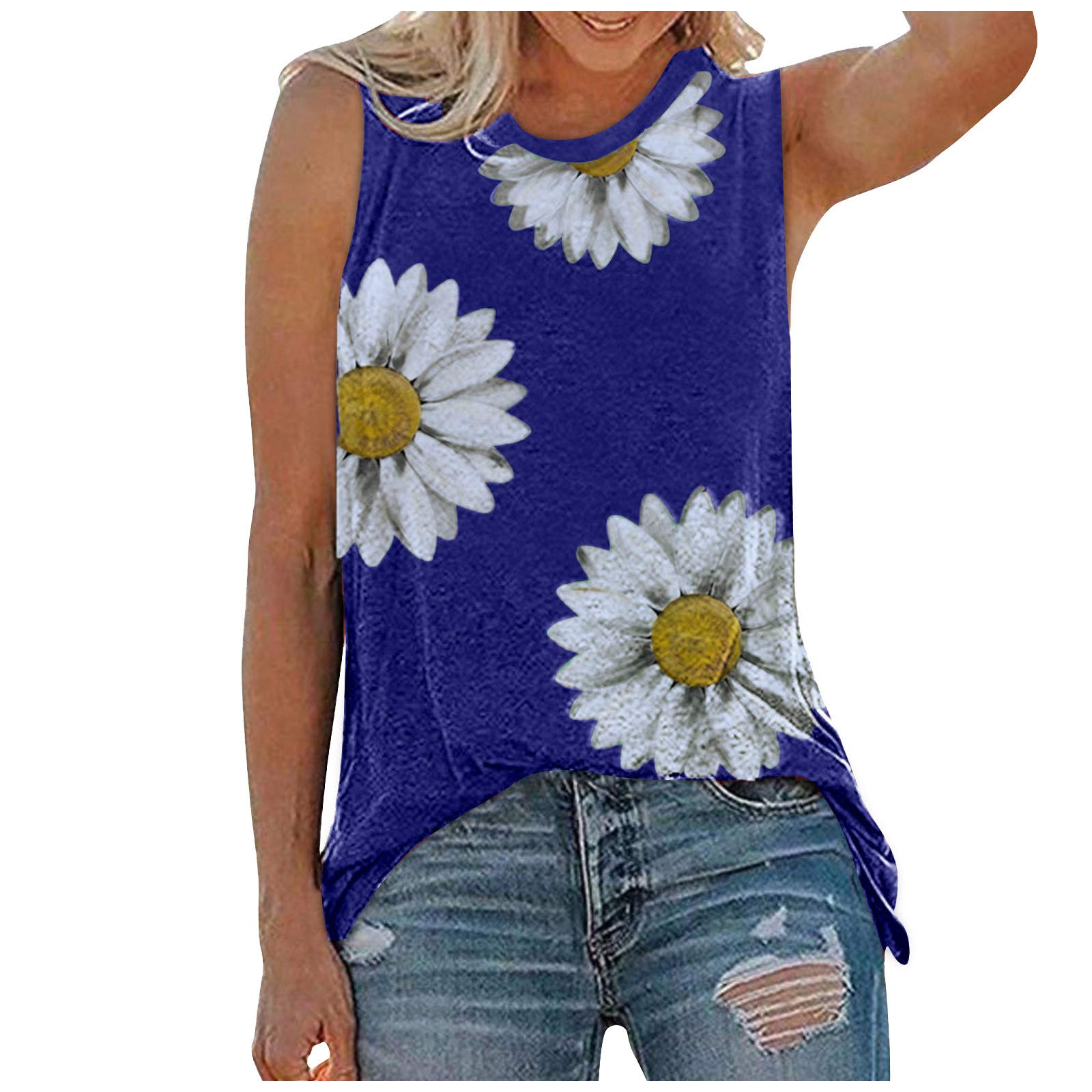 Women's Summer T-Shirts - Crewneck Short Sleeve Graphic Tees - Loose Fit Casual Tops for Women - Perfect for Beach, Vacation & Everyday Wear