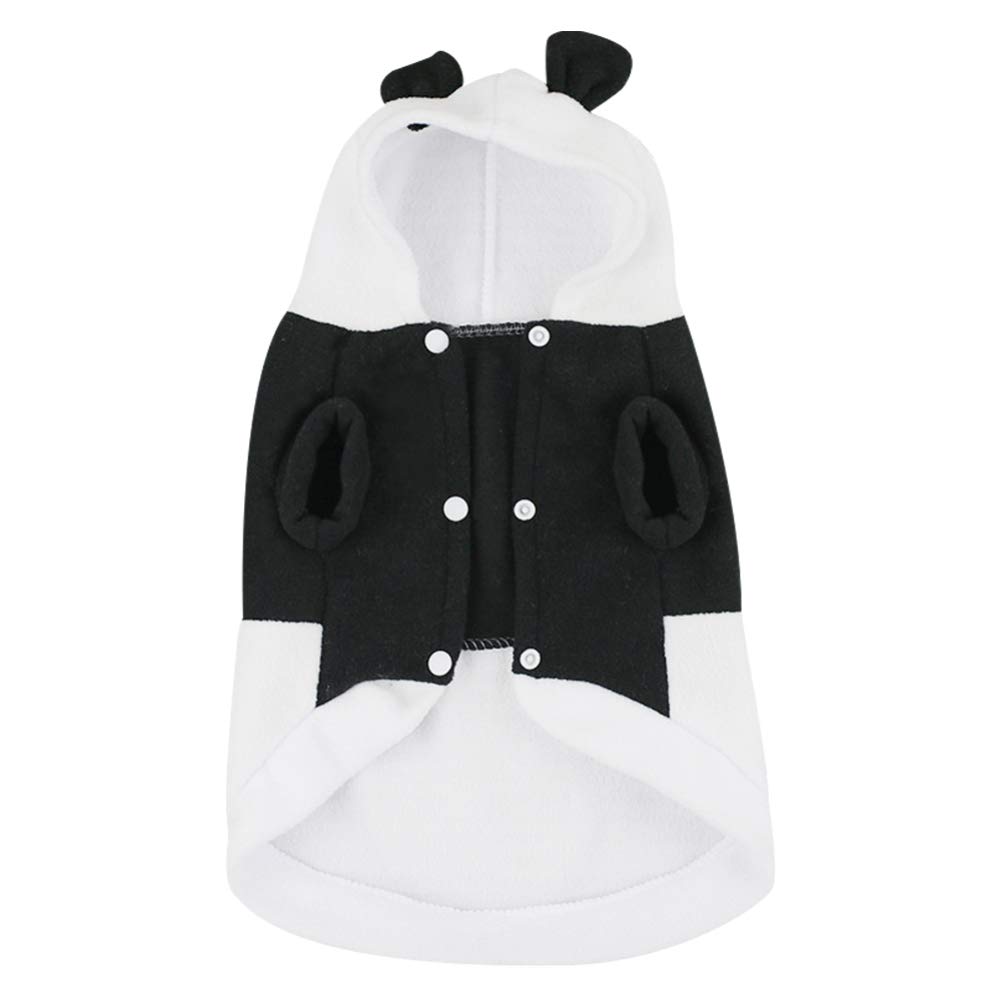 1pc Panda Pet Costume - Warm Winter Dog & Cat Clothes, Halloween Cosplay Outfit, Cute Bodysuit Jumpsuit for Small Pets - Perfect for Cold Weather, Costume Parties & Photo Shoots