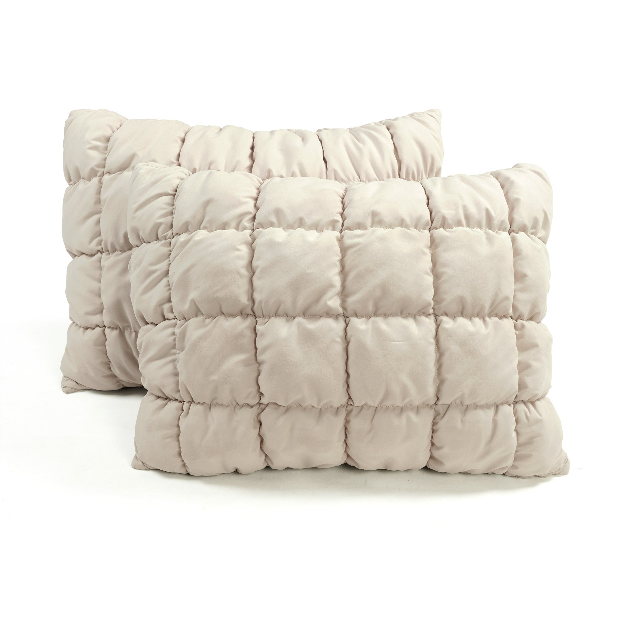 Cozy Puff Comforter Set - Ultra Soft & Lightweight Bedding for All Seasons | Perfect for Bedroom, Guest Room, Dorm & Airbnb