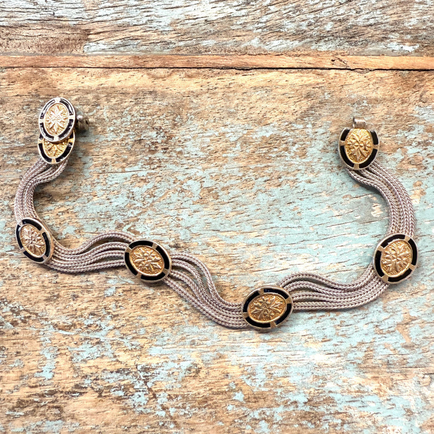 Sterling Silver Medallion Bracelet for Women - Elegant & Durable Jewelry Gift for Birthday, Anniversary & Special Occasions