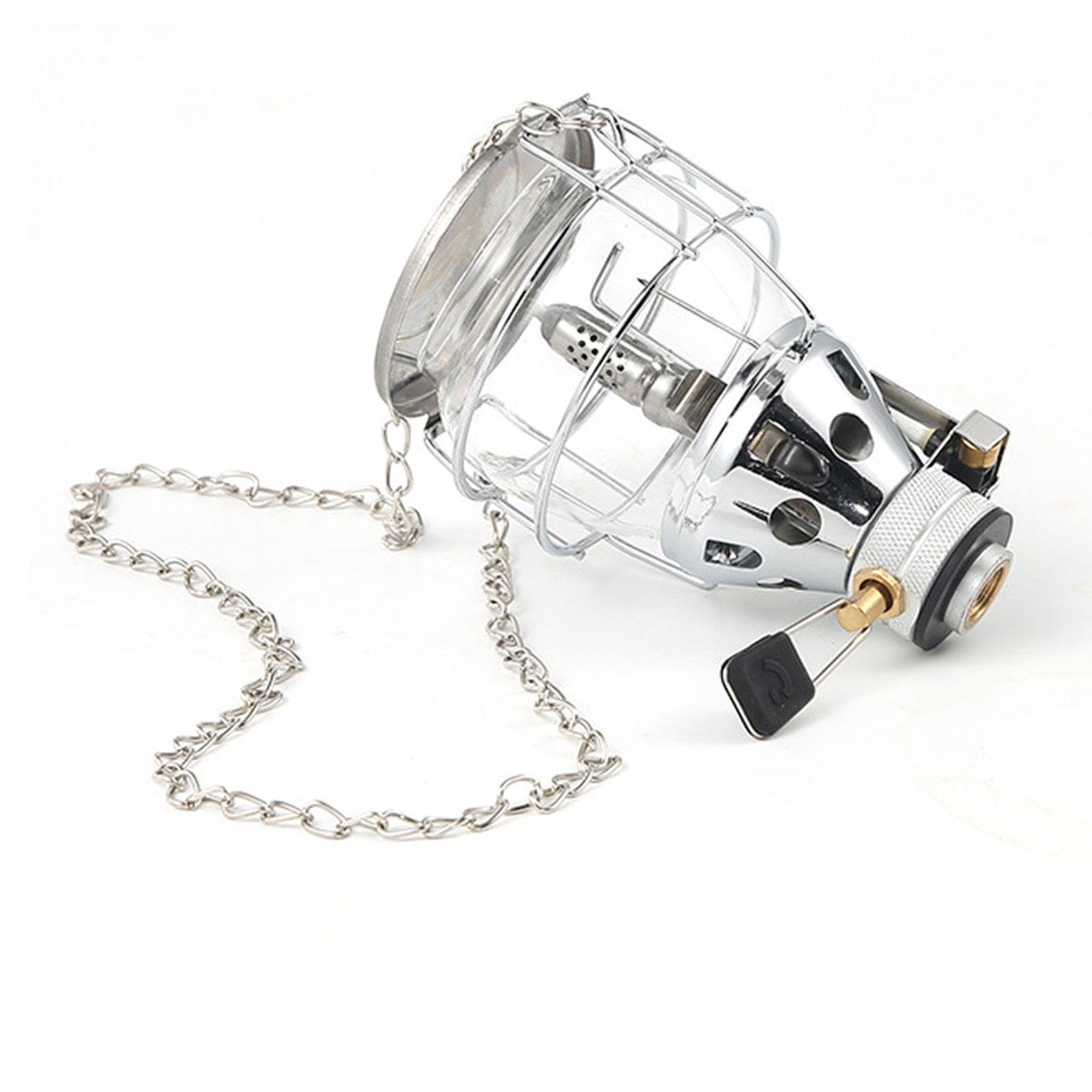 Portable Adjustable Gas Lantern - Outdoor Camping Fuel Lamp for Hiking, Backpacking & Emergency Lighting