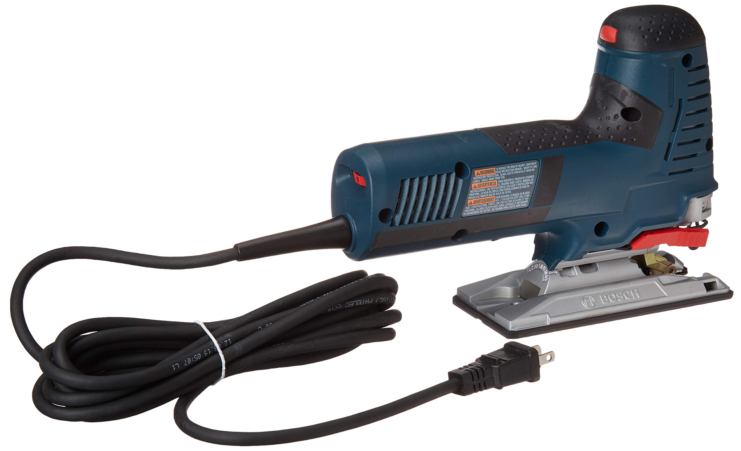 Bosch JS572EBK 7.2 Amp Barrel-Grip Jigsaw Kit - Powerful Corded Electric Saw for Woodworking, Metal Cutting & DIY Home Projects