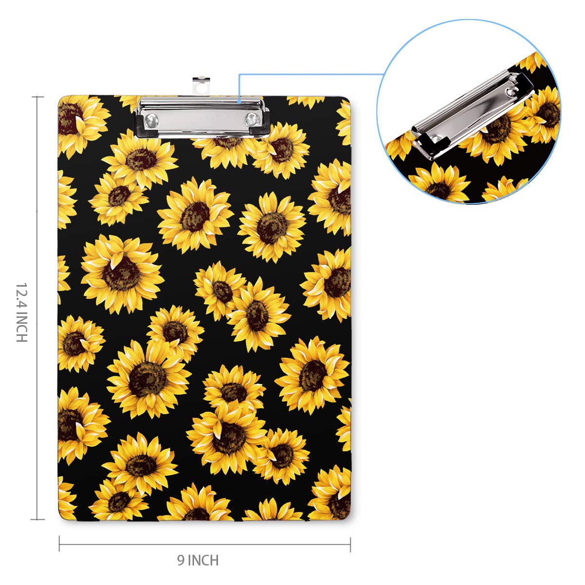 Waveyu Decorative Clipboard for Office & School - 12.5