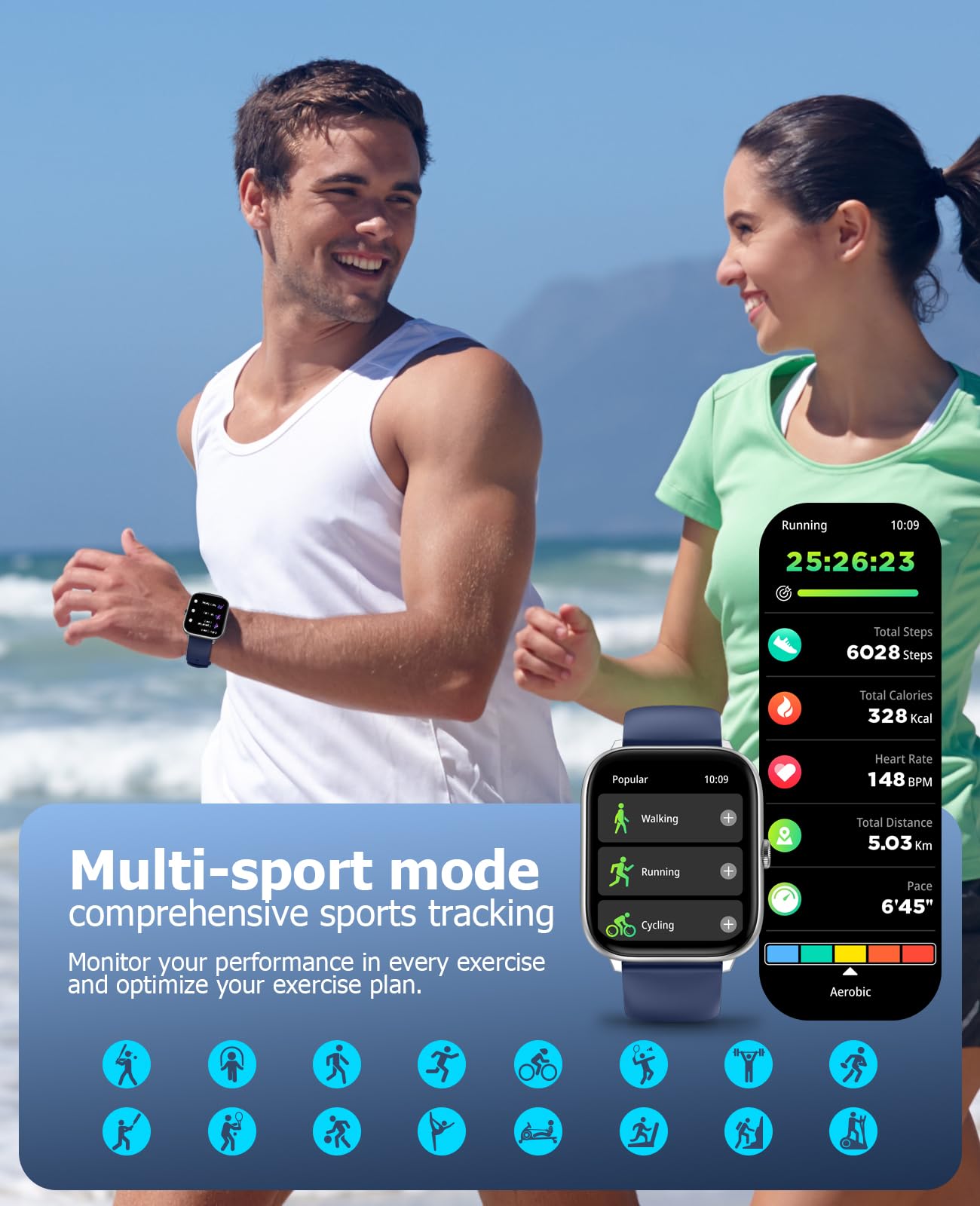 Smart Watch for Men - 2.06