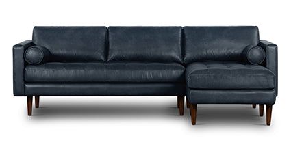 Napa Right Facing Sectional Sofa - Modern L-Shaped Couch for Living Room, Family Room & Home Theater | Comfortable Upholstered Furniture with Premium Fabric