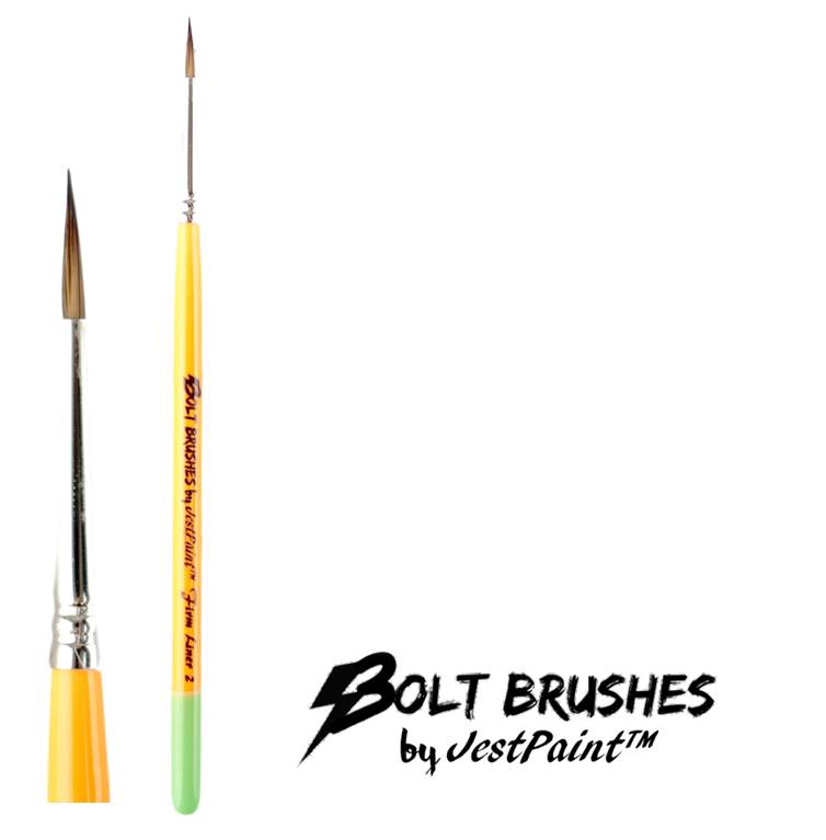 Bolt Paint Brushes by Jest Paint - Premium Artist Brushes for Acrylic, Oil & Watercolor Painting - Perfect for Canvas, Wood & DIY Art Projects