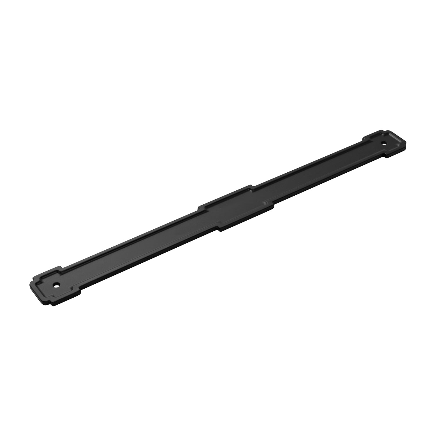 12 Inch Coventry Pull Backplate with Matte Black Finish - Perfect for Cabinet Doors, Drawers & Home Renovation Projects