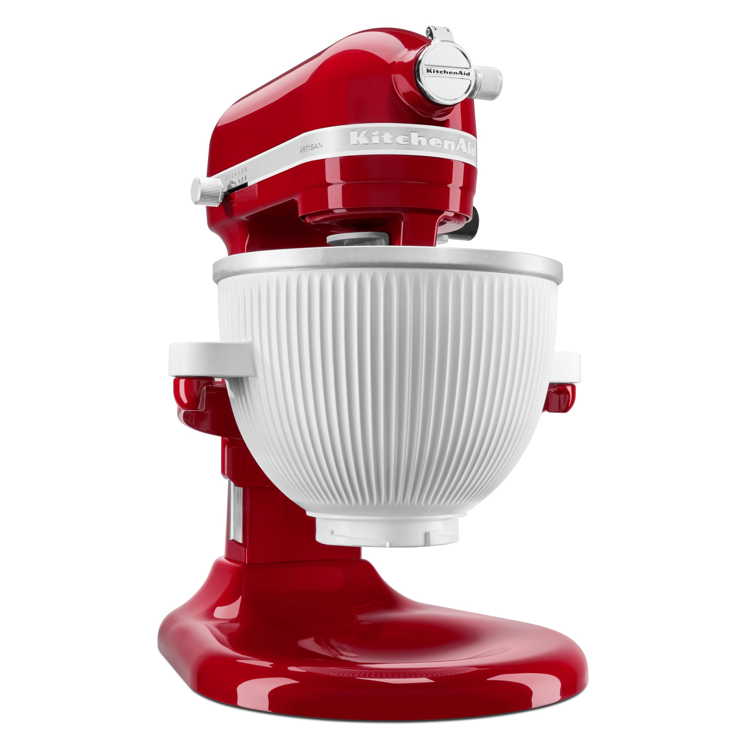 KitchenAid KSMICM Ice Cream Maker Attachment - Compatible with Stand Mixers, Homemade Gelato & Sorbet Maker - Perfect for Desserts, Parties & Family Treats