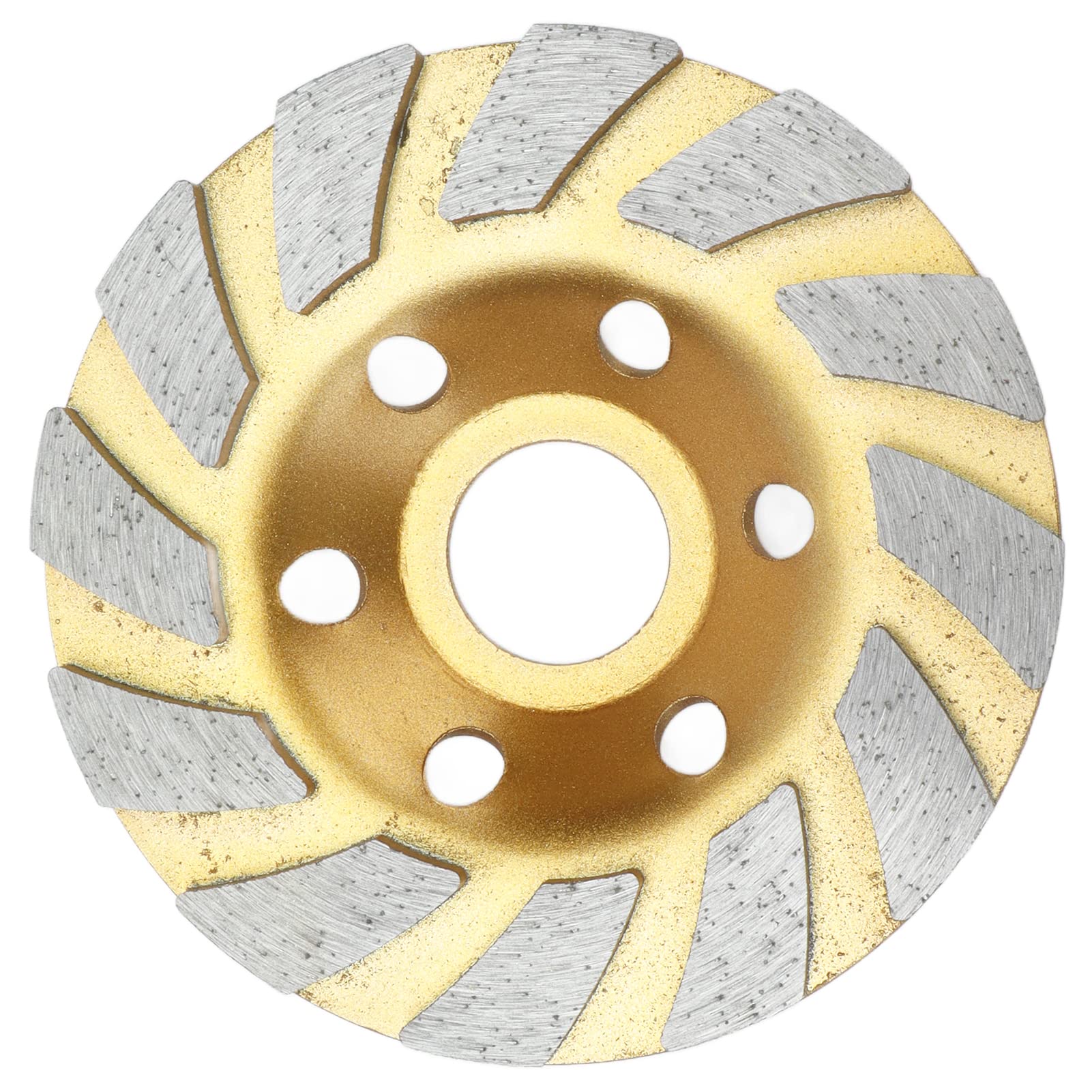 4 Inch Diamond Grinding Wheel - Segmented Diamond Cup Grinder Disc for Concrete, Stone & Granite - Perfect for Masonry, Construction & DIY Projects