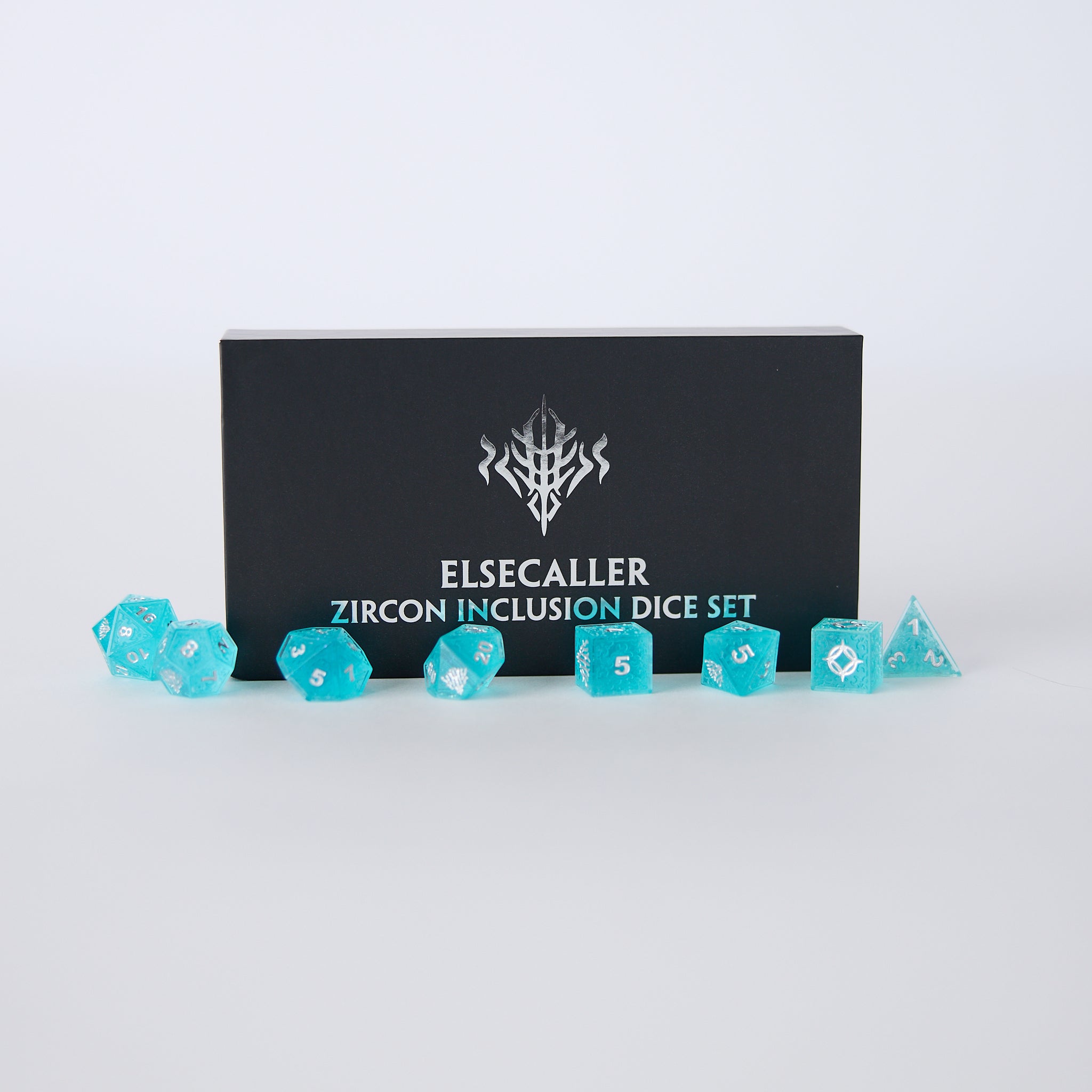 Elsecaller Dice Set - Premium Polyhedral Dice for RPG & Tabletop Games - Perfect for Dungeons & Dragons, Pathfinder & Magic The Gathering - Gift for Gamers & Collectors