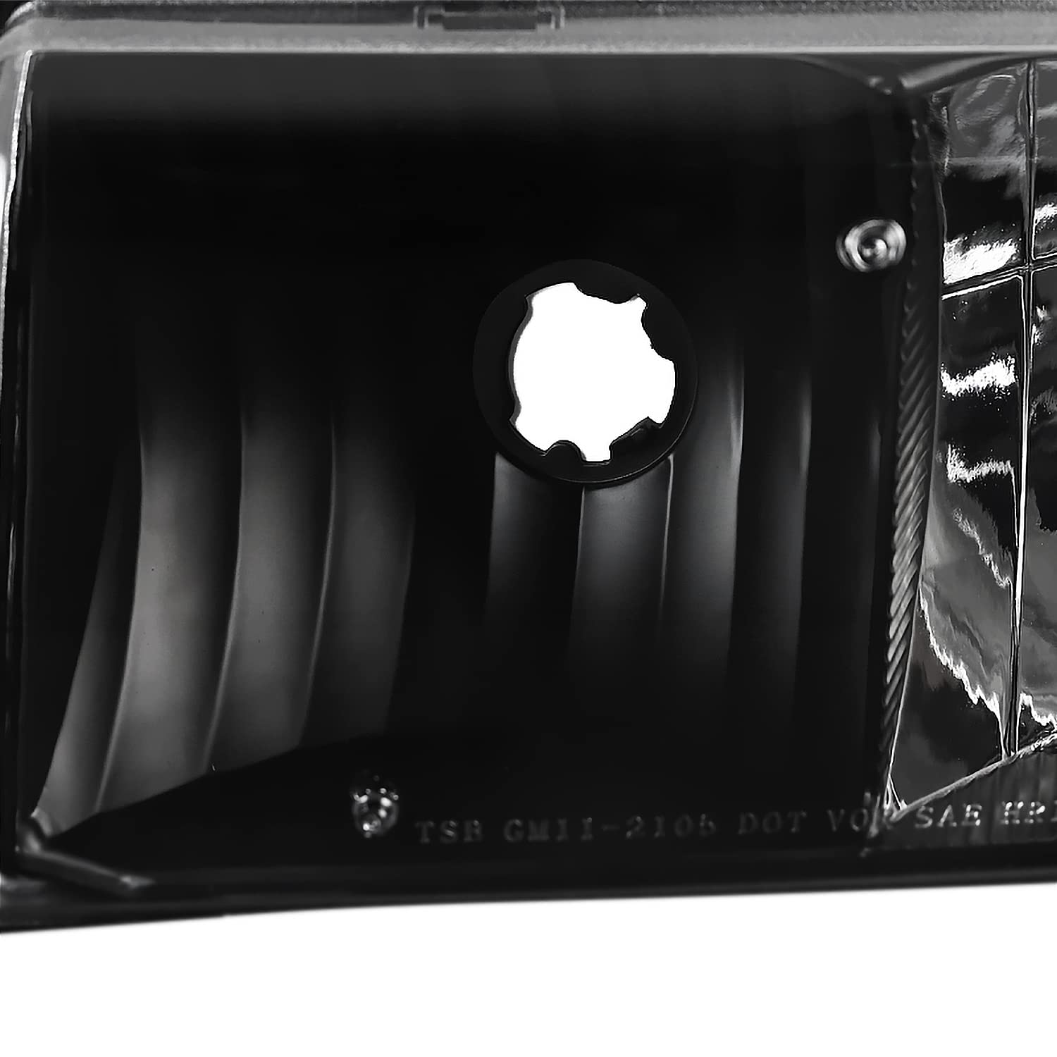 Spec-D Tuning Black Headlights & Corner Signal Lights Compatible with 1994-1996 Chevy Impala & 1991-1996 Chevy Caprice - Left & Right Pair Headlight Assembly - Upgrade for Night Driving & Enhanced Visibility