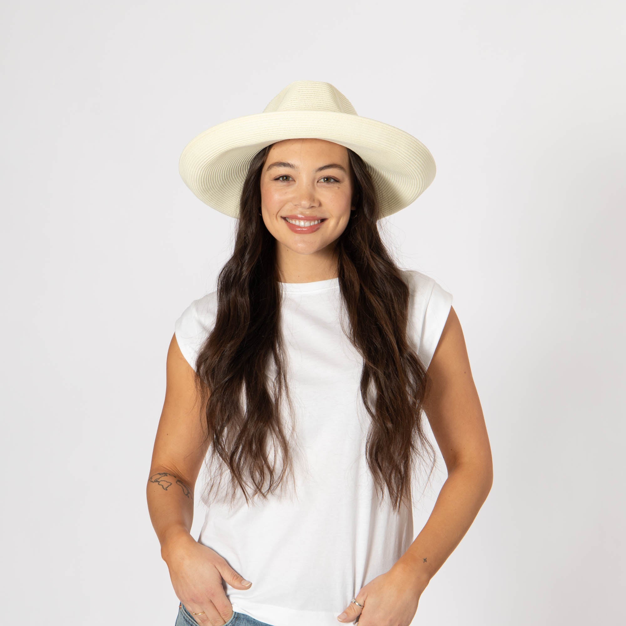 Camila Ultrabraid Kettle Brim Fedora Hat for Women - Stylish Summer Sun Hat for Beach, Outdoor & Fashion Accessories
