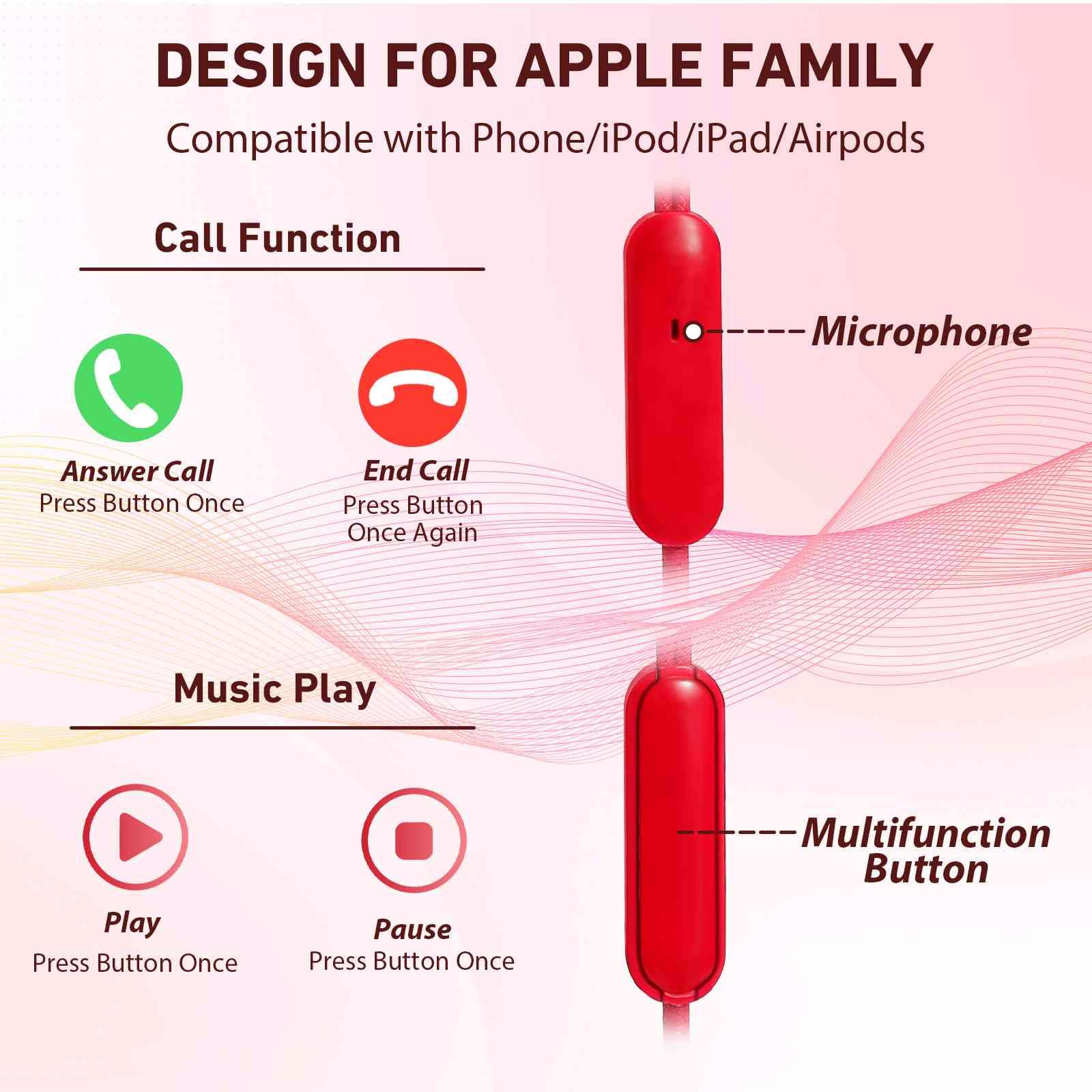 UrbanX R2 Wired in-Ear Headphones with Microphone - Noise Isolating Earphones with Deep Bass & Tangle-Free Cord for ZTE Nubia Red Magic Mars - Includes Silicone Ear Tips for Comfort - Perfect for Gaming, Workouts & Commuting