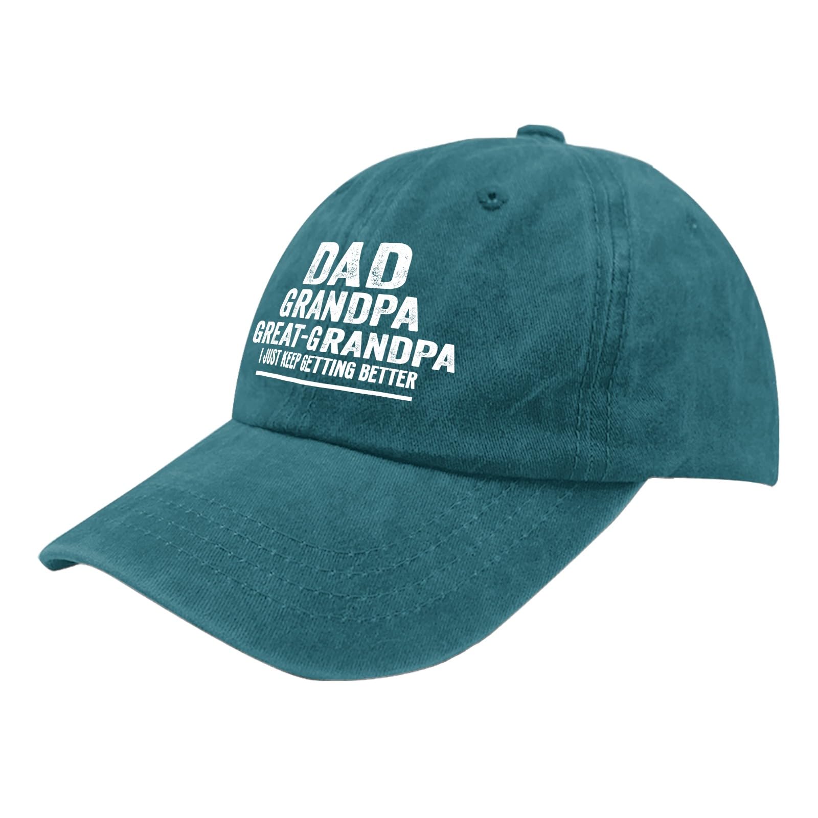 Custom Baseball Cap for Dad & Grandpa - Pigment Black Golf Hat, Workout Cap, Great Gifts for Men - Perfect for Golfing, Running, Outdoor Activities & Casual Wear