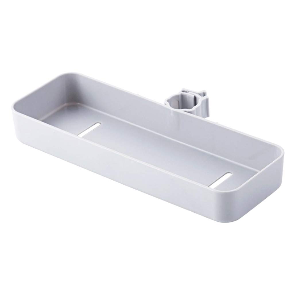 Barclay Adjustable Kitchen Sink Drain Rack - Thick Durable Material, Multi-Purpose Storage for Dishes, Sponges & Utensils | Perfect for Small Spaces, Apartments & RVs (Grey)