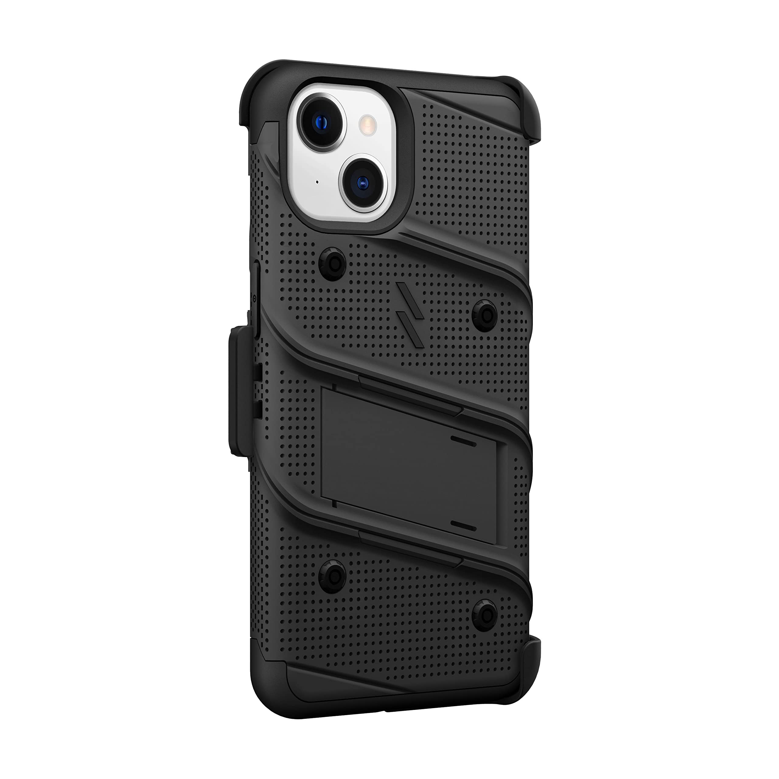 ZIZO iPhone 13 Mini Case with Screen Protector & Kickstand - for Work & Travel