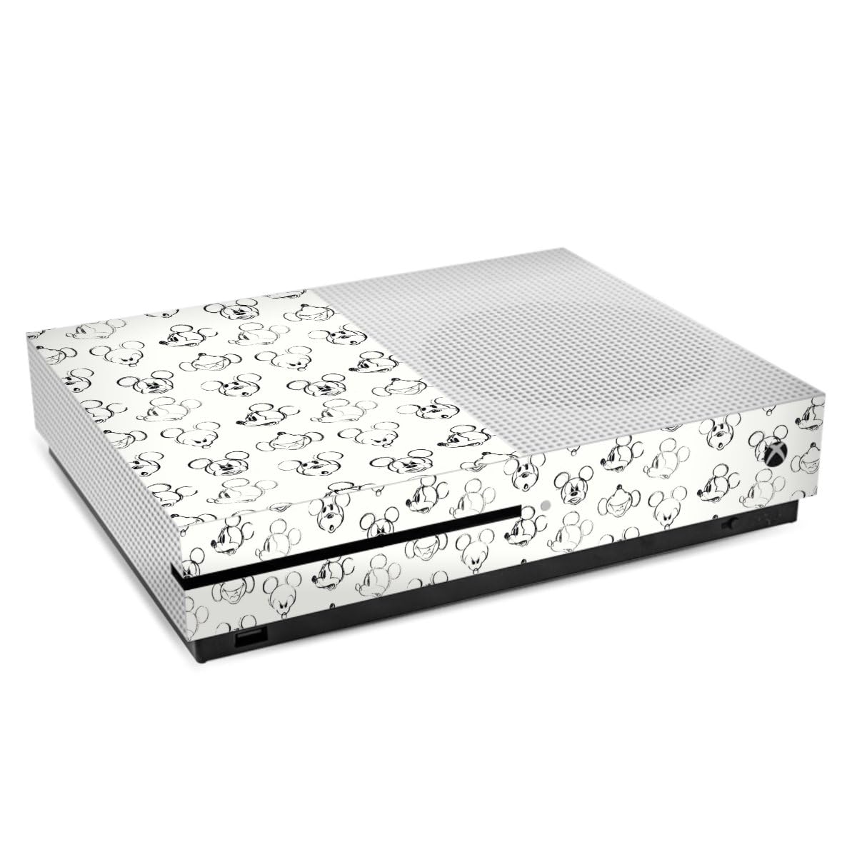 Official Licensed Vintage Mickey Mouse Skin Sticker for Microsoft Xbox One S - Durable Vinyl Decal for Gaming Console Customization & Protection
