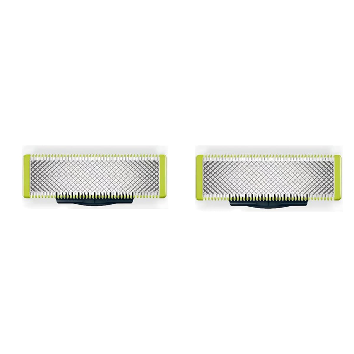 T-Shaped One Blade Replacement Heads - Compatible with Norelco One Blade Handles QP220/50 QP220/80 QP210/80 QP2515 QP2520 QP6510 QP6530 - 2 Pack - Perfect for Men's Grooming, Beard Trimming & Body Shaving