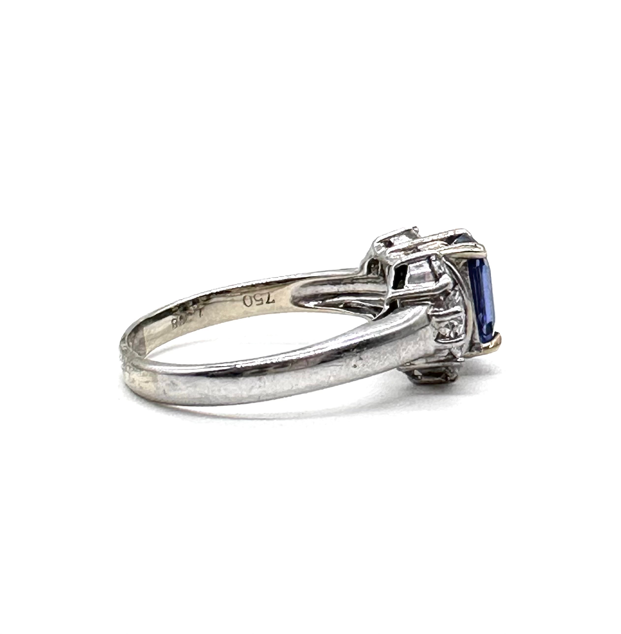 Exquisite Sapphire and Diamond Ring for Women | Elegant Blue Gemstone Engagement & Wedding Jewelry Gift | Perfect for Anniversaries, Proposals & Special Occasions