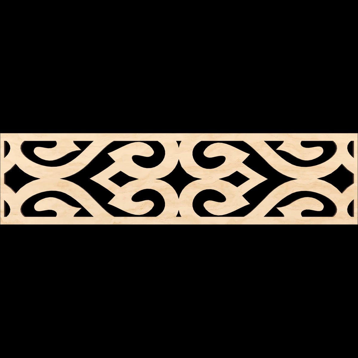 Keene Fretwork Moulding - Decorative Wood Trim for Home & Furniture | Perfect for DIY Projects, Wall Paneling, and Cabinet Accents