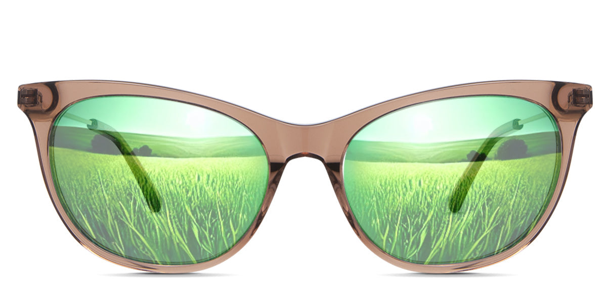Gaia Women's Prescription Tinted Glasses - Stylish & UV Protection for Reading, Driving & Outdoor Activities