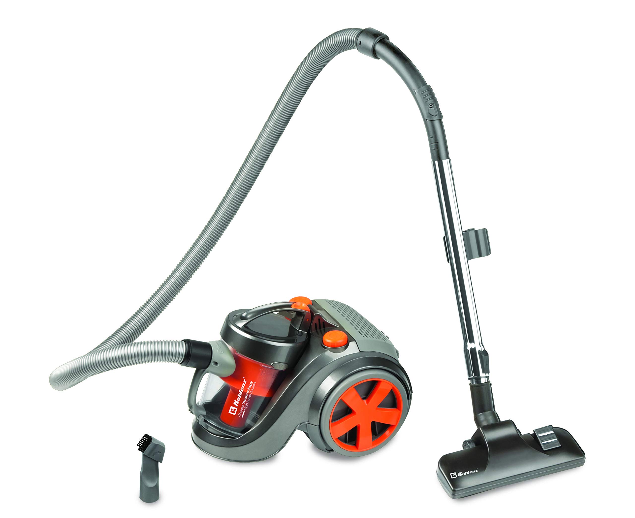 KOBLENZ Centauri Powerful Canister Vacuum Cleaner with Cord - Ideal for Hardwood Floors, Carpets & Pet Hair Removal