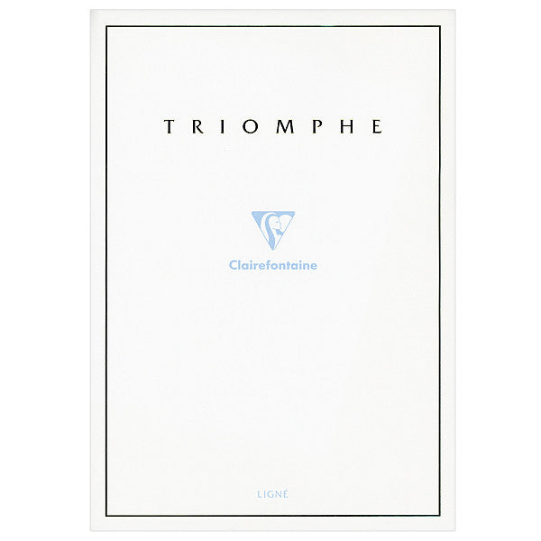 Clairefontaine Triomphe Premium Writing Pad - Smooth High-Quality Paper for Calligraphy, Lettering & Note Taking - Perfect for Artists, Students & Professionals