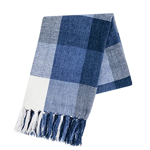 Plaid Navy Off White