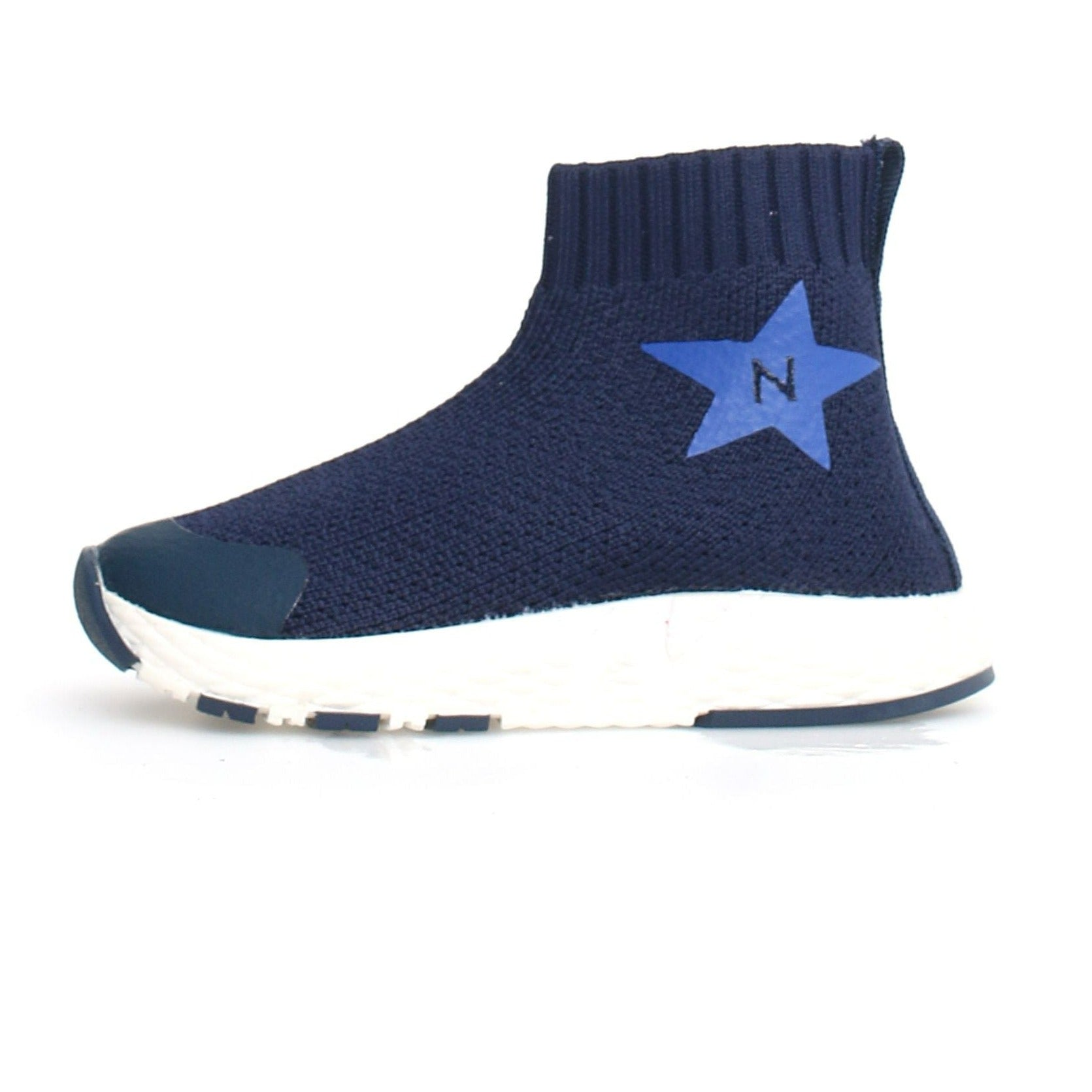 Naturino Nuvian Girls Casual Shoes for Toddlers - Comfortable Navy Blue Sneakers for Everyday Wear, Playground & School Activities
