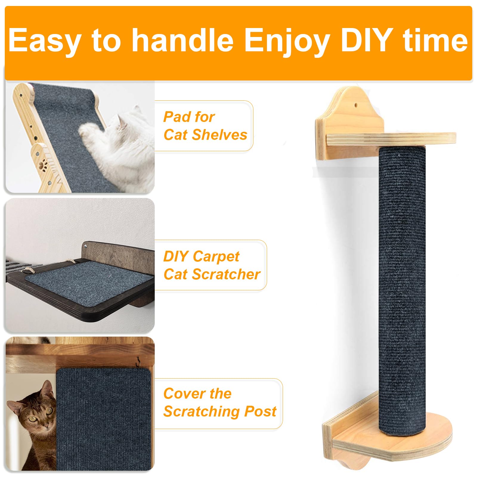 Self-Adhesive Cat Scratching Mat - 118