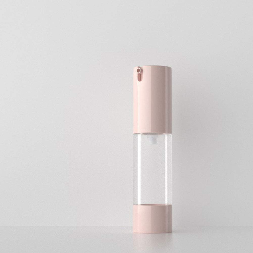 2-Pack Pink Airless Pump Bottles - Leak-Proof Travel Spray Bottles for Toiletries, Cosmetics & Lotion | Portable Dispenser for Skincare, Haircare & Makeup | Perfect for Home, Travel & Salon Use