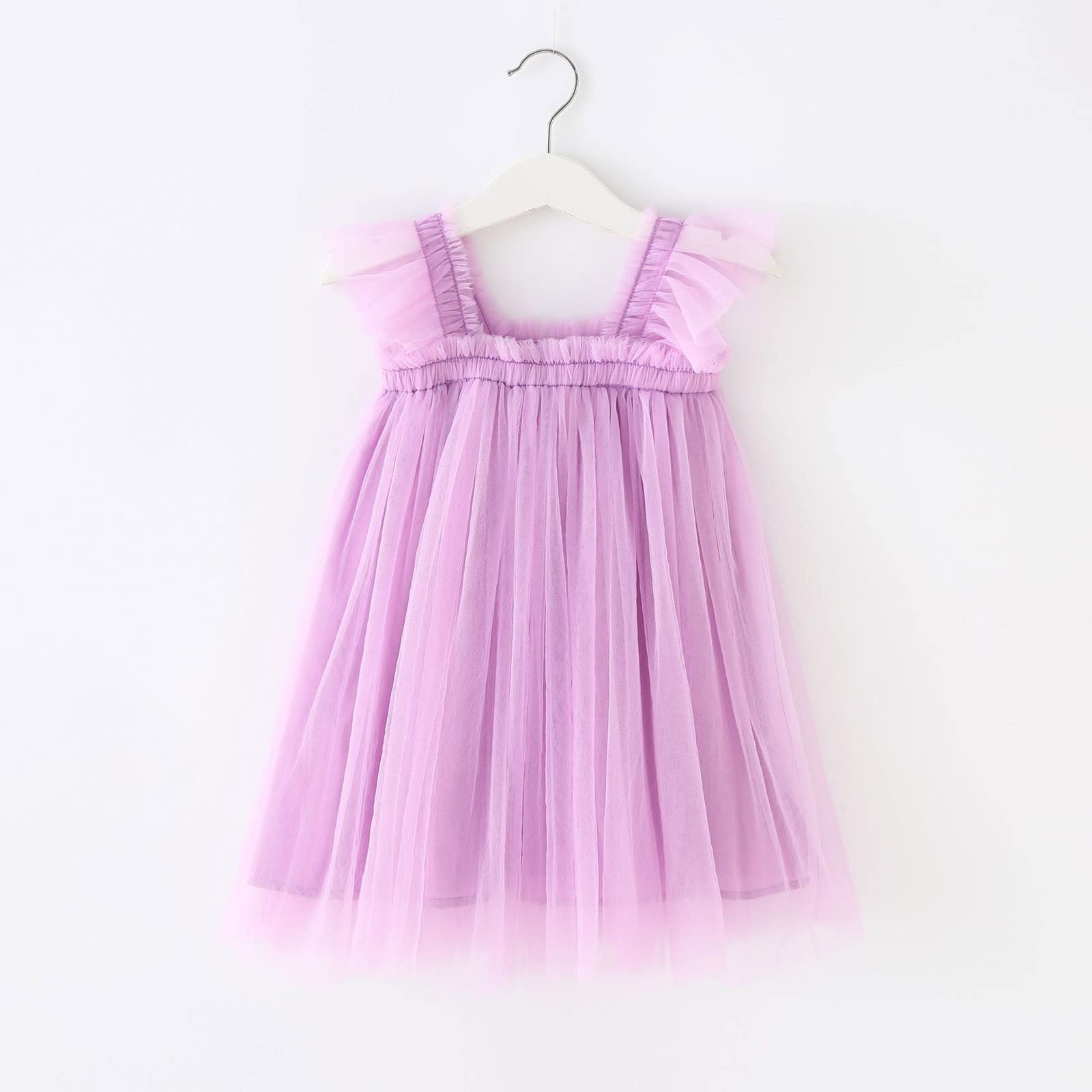 Baby Girls Toddler Tutu Dress - Sleeveless Girls Party & Beach Dress for Kids - Cute Formal & Casual Outfits for Birthday, Photo Shoots & Summer Vacations