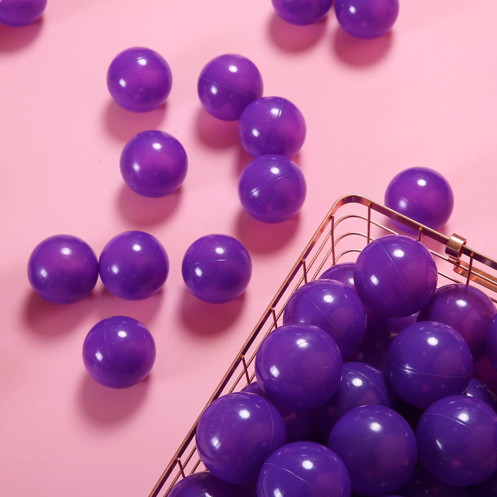 PlayMaty 2.36 Inch Non-Toxic Plastic Ball Pit Balls - 70 Pack Phthalate & BPA Free Ocean Themed Balls for Kids, Toddlers & Babies | Perfect for Playhouses, Tents, Playpens, Pools & Party Decorations