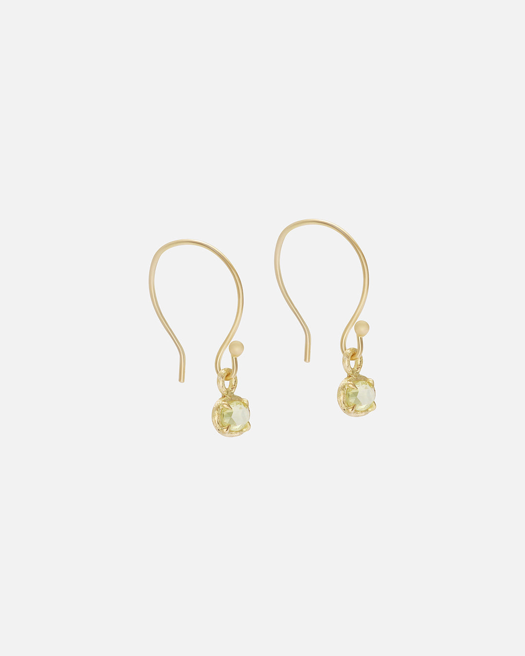 Exquisite Rose Cut Yellow Sapphire Earrings in Silk – Elegant Jewelry for Weddings, Parties & Special Occasions