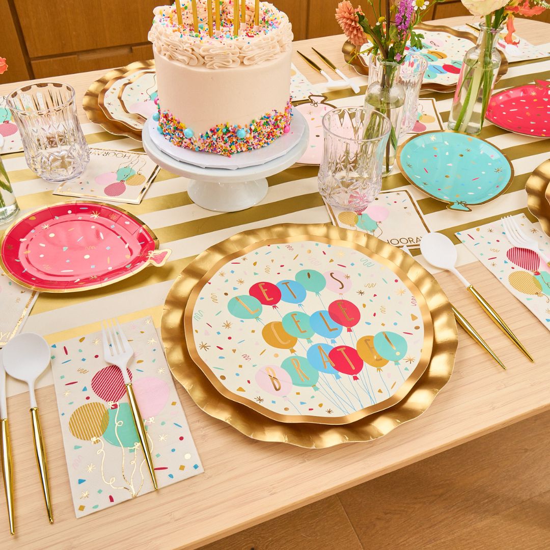 Elegant Party Table Setting Kit - Premium Dinnerware & Decor for Celebrations, Weddings & Holidays | Perfect for Home, Events & Special Occasions