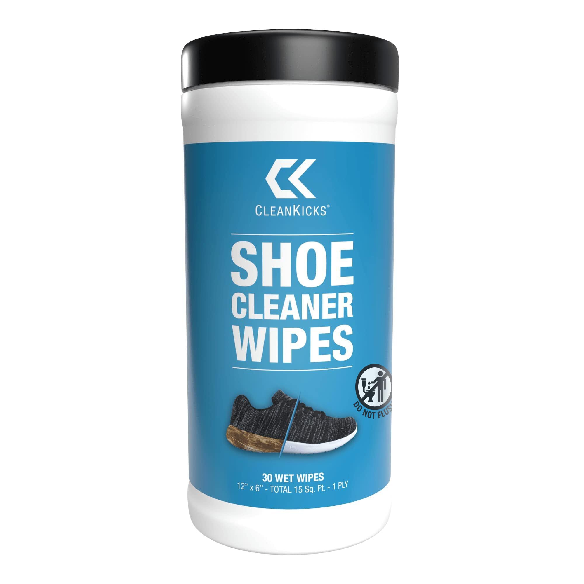 Premium Shoe Cleaner Wipes - Quick & Effective Shoe Cleaning Kit for Sneakers, Leather & Canvas Shoes - On-the-Go Shoe Care for Gym, Work & Outdoor Activities
