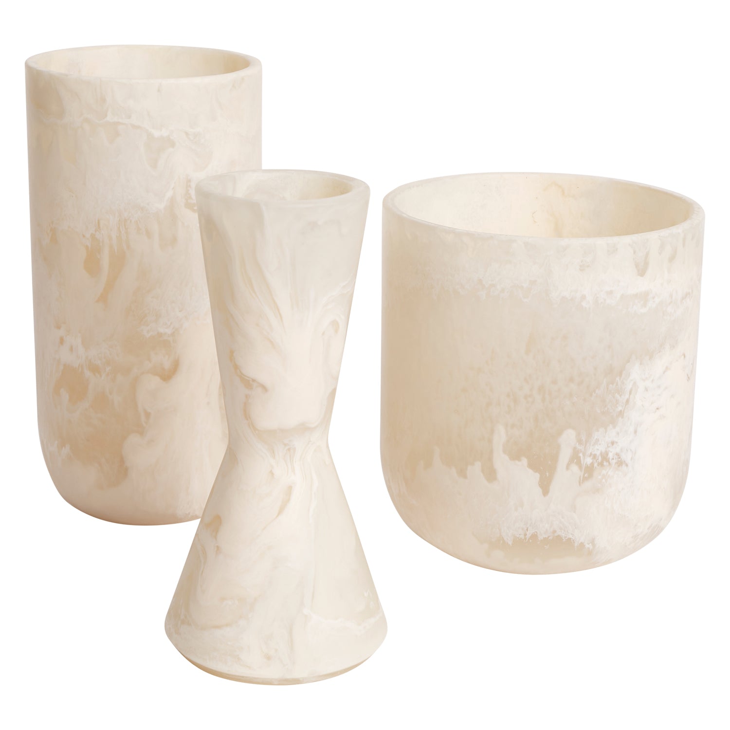 Amisha Vanilla Scented Ceramic Vase - Elegant Home Decor for Living Room, Bedroom & Office | Perfect for Flowers, Candles & Centerpieces