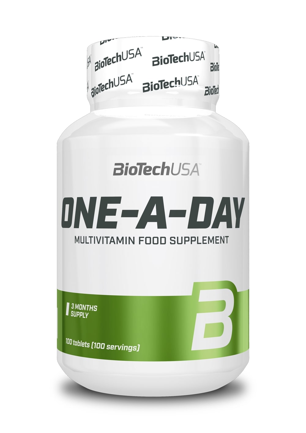 BioTechUSA One a Day Multivitamin Supplement - 100 Tablets for Daily Nutrition & Immune Support - Perfect for Busy Professionals, Athletes, and Health-Conscious Adults