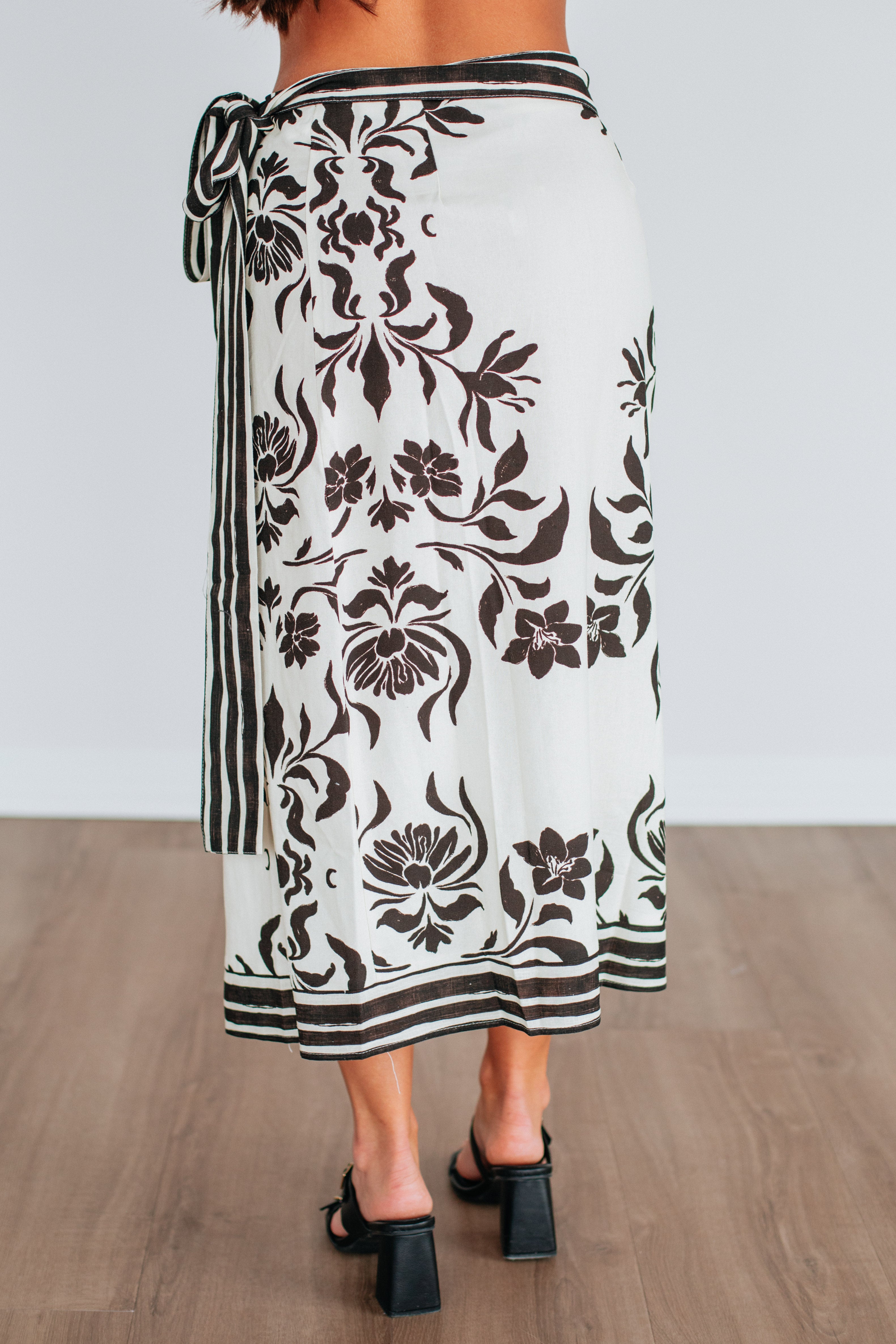 Carryn Floral Wrap Skirt for Women - Summer Boho Maxi Skirt with Pockets - Perfect for Beach, Vacation & Casual Outfits